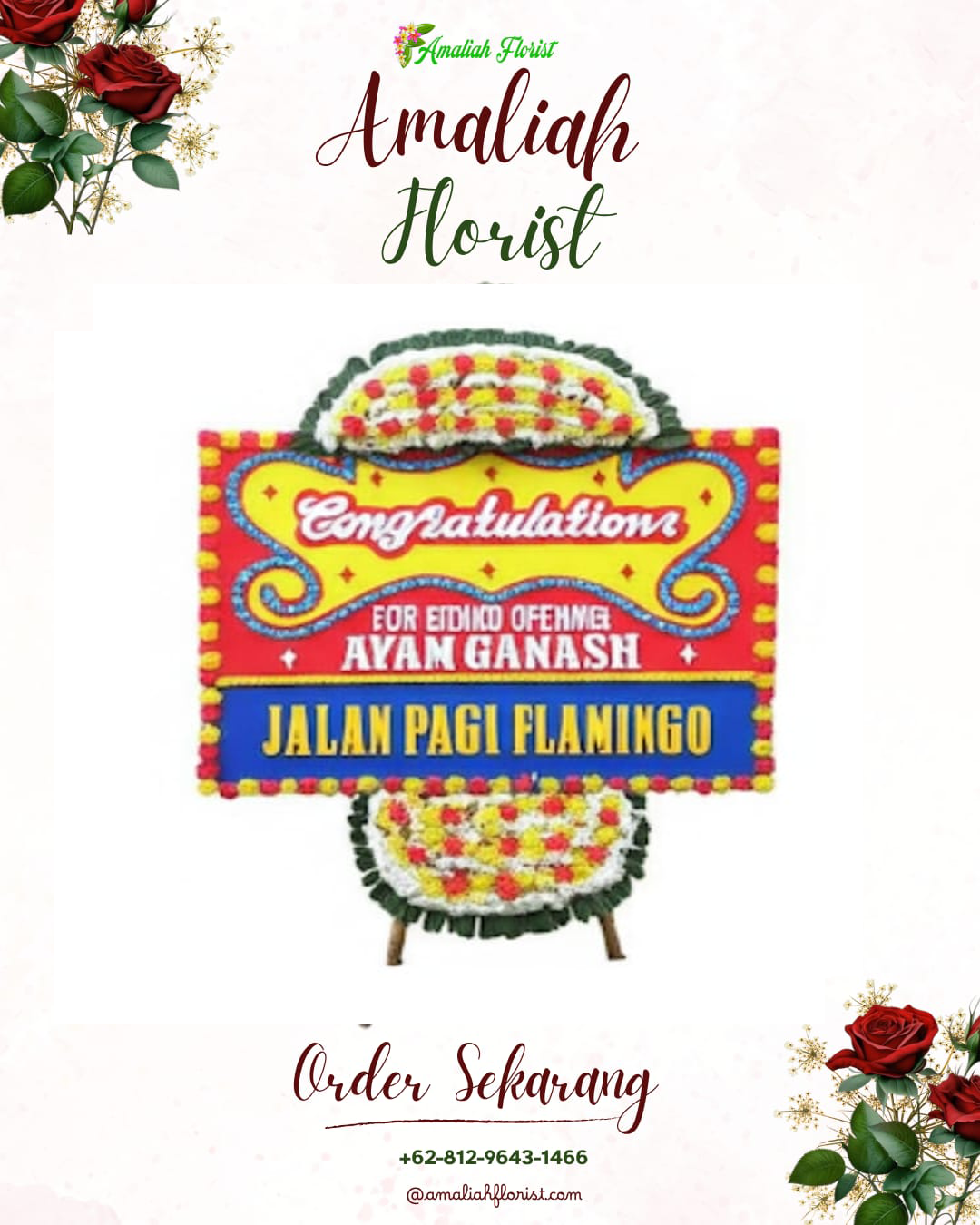 Sewa Papan Bunga Padamara